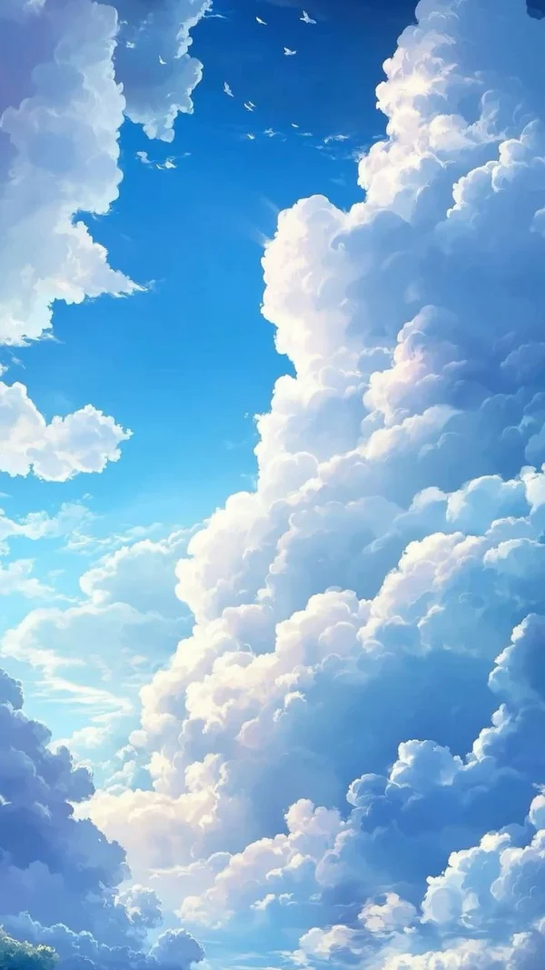 Hình nền màu xanh dương cho điện thoại 15