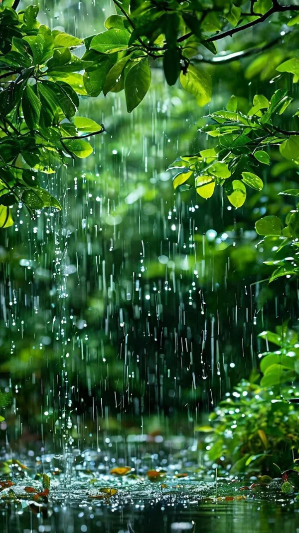 Hình nền màu xanh lá cây tươi mát cho điện thoại 2