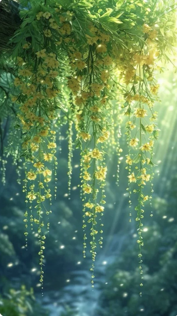 Hình nền màu xanh lá cây tươi mát cho điện thoại 5