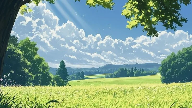 Hình nền máy tính Full HD, 4K tông xanh chủ đạo 11