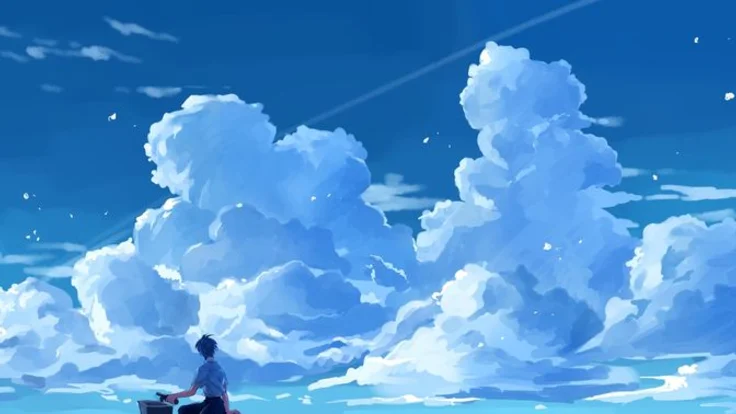 Hình nền máy tính Full HD, 4K tông xanh chủ đạo 14