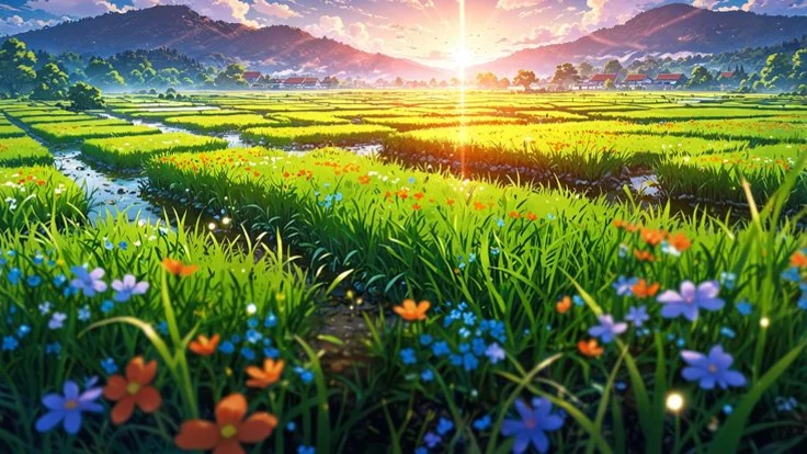 Hình nền máy tính Full HD, 4K tông xanh chủ đạo 7