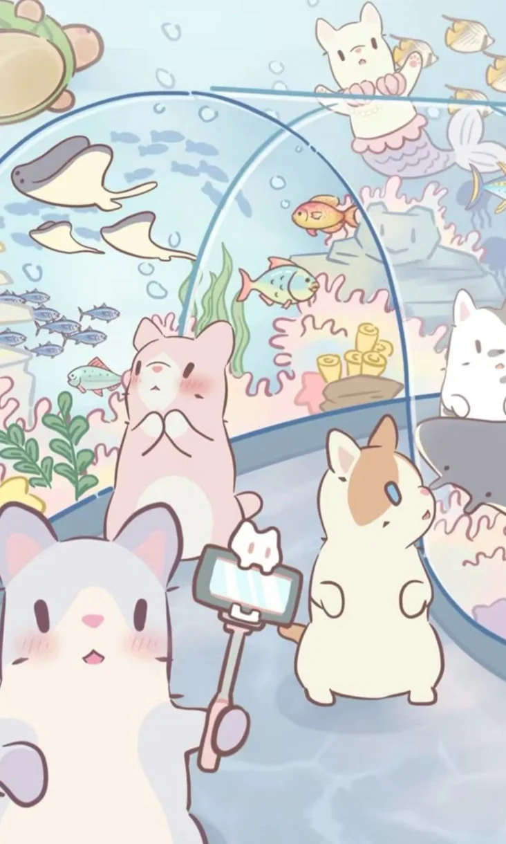 Hình nền phong cách dễ thương, chibi 10