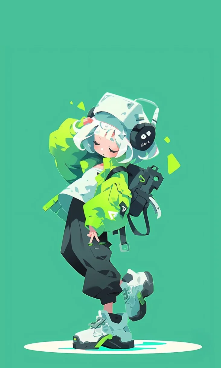 Hình nền phong cách dễ thương, chibi 4