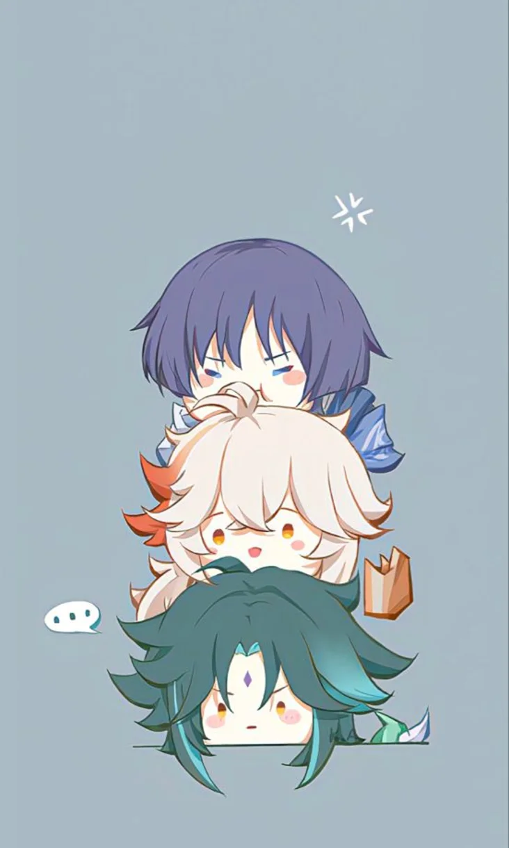 Hình nền phong cách dễ thương, chibi 5