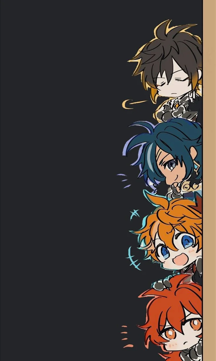 Hình nền phong cách dễ thương, chibi 6