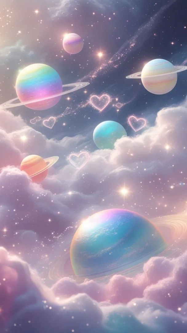 Hình nền vũ trụ cute 10