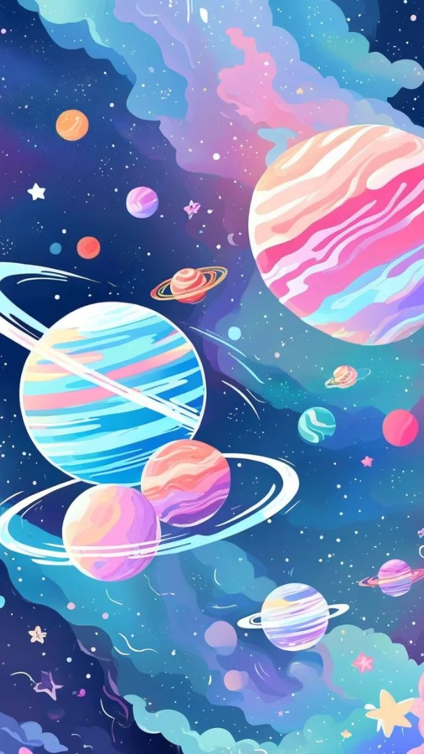 Hình nền vũ trụ cute 13