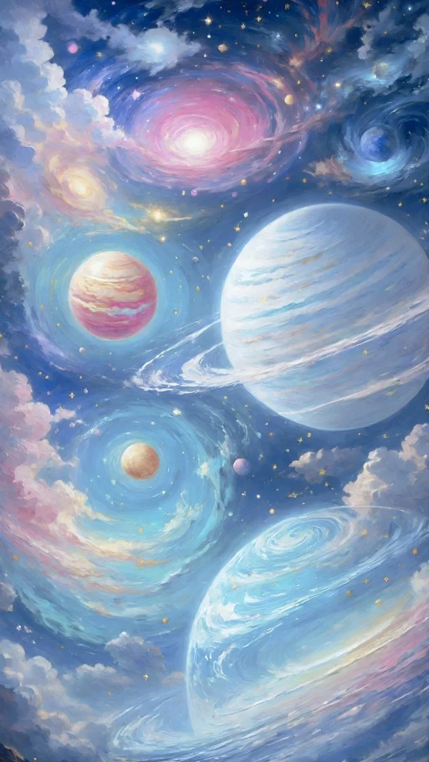 Hình nền vũ trụ cute 18