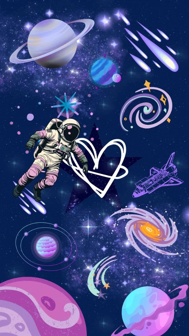 Hình nền vũ trụ cute 19