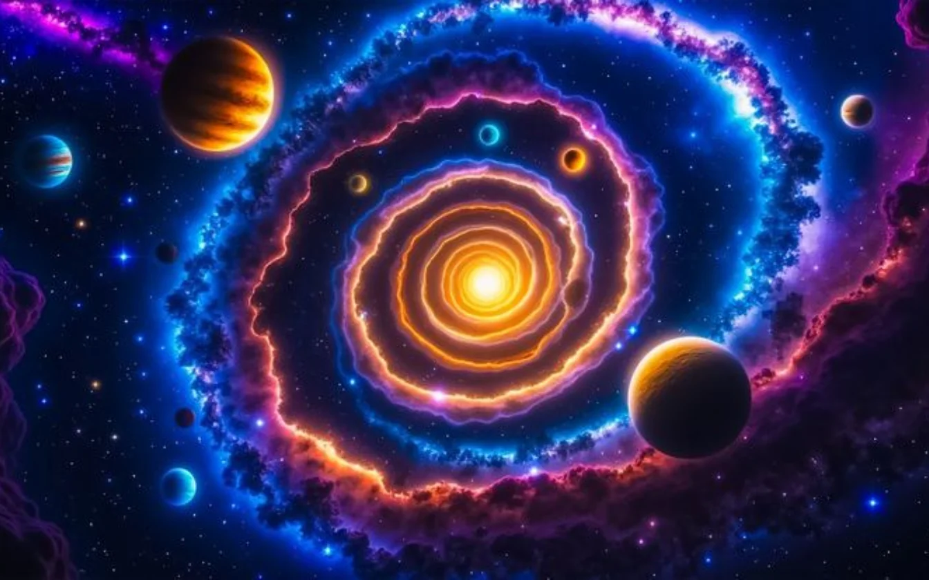 Hình nền vũ trụ huyền ảo 6