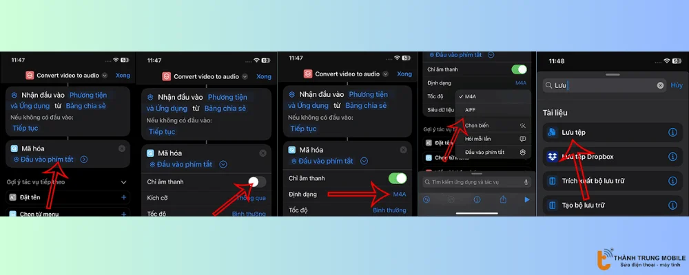 Hoàn tất tạo phím tắt