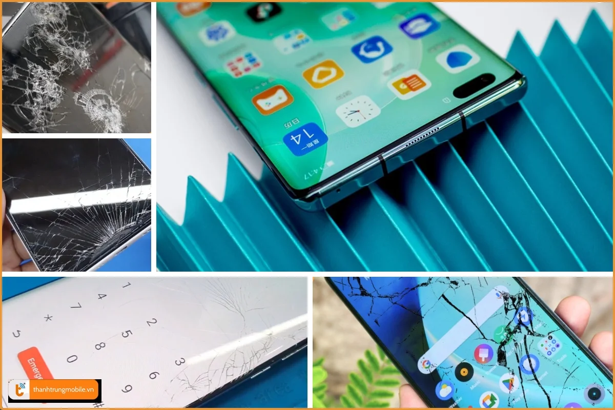 Huawei Nova 8 Pro lỗi bể vỡ mặt kính thường gặp