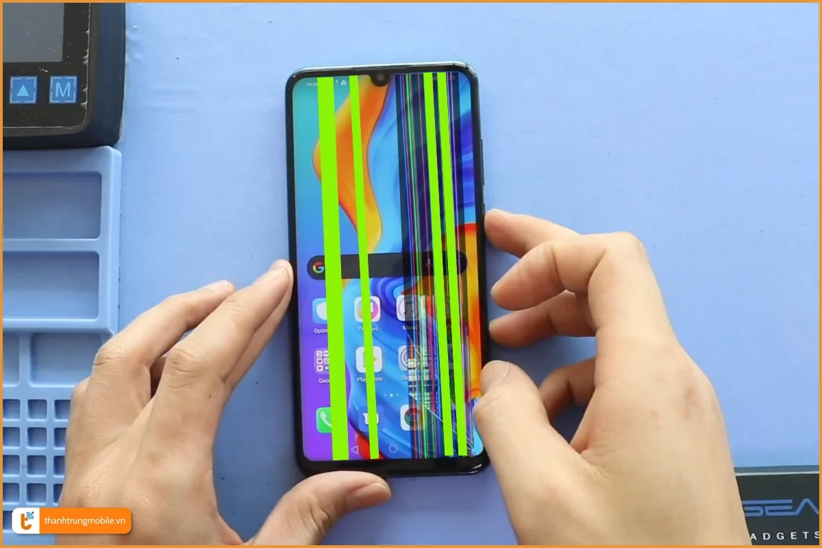 Huawei P30 Lite lỗi sọc màn hình