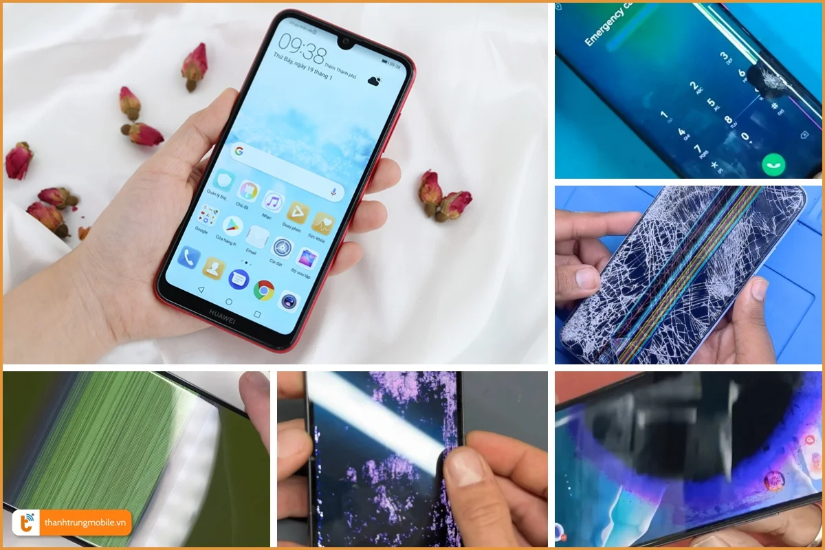 Huawei Y7 Pro và lỗi màn hình thường gặp