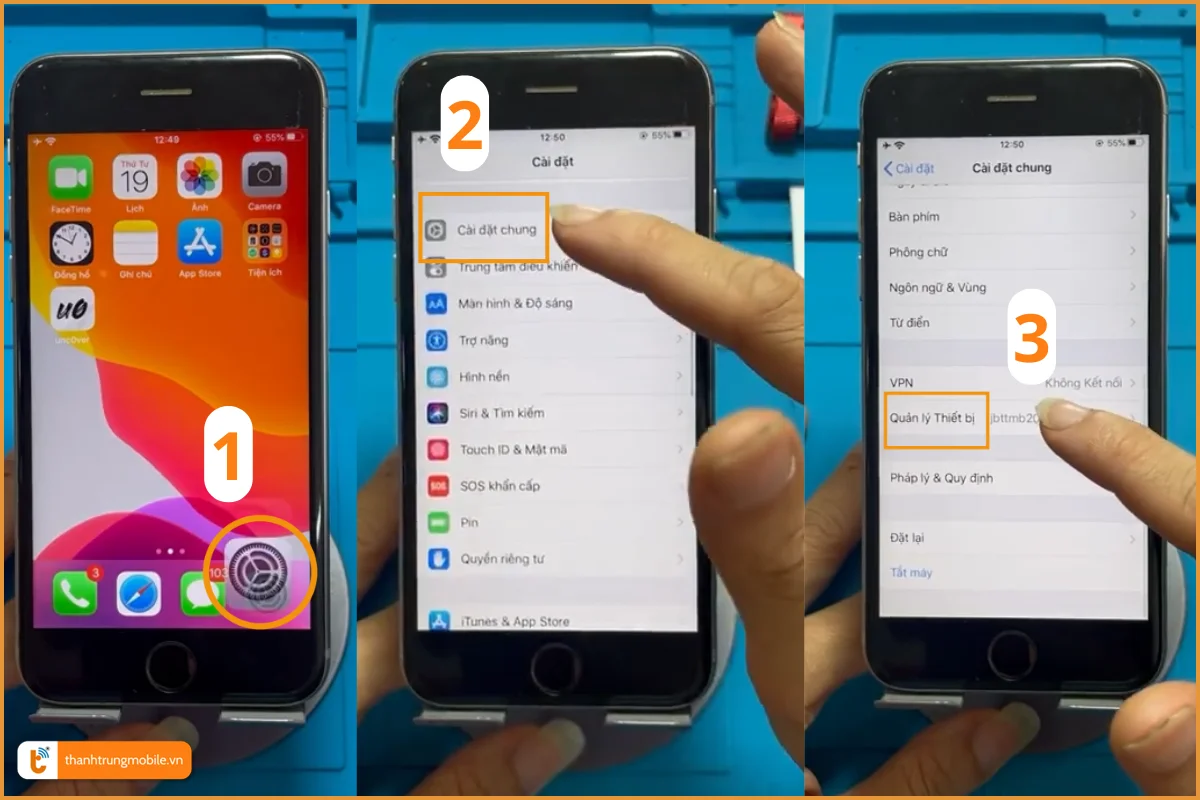 Hướng dẫn cấp quyền tin cậy cho ứng dụng Unc0ver