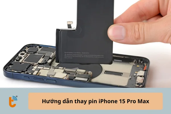Hướng dẫn thay pin iPhone 15 Pro Max