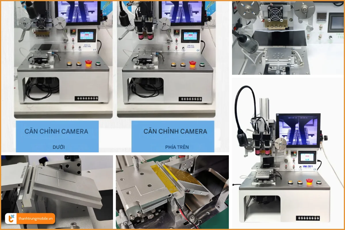 Máy ép cổ cáp màn hình HW-1911HW-718
