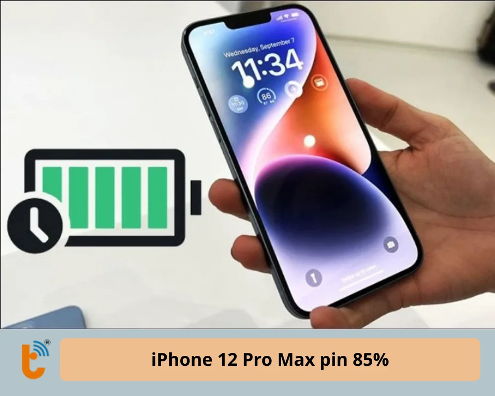 iPhone 12 Pro Max pin 85%
