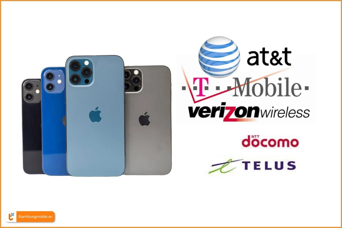 iPhone 12 Series lock từ các nhà mạng cần được unlock