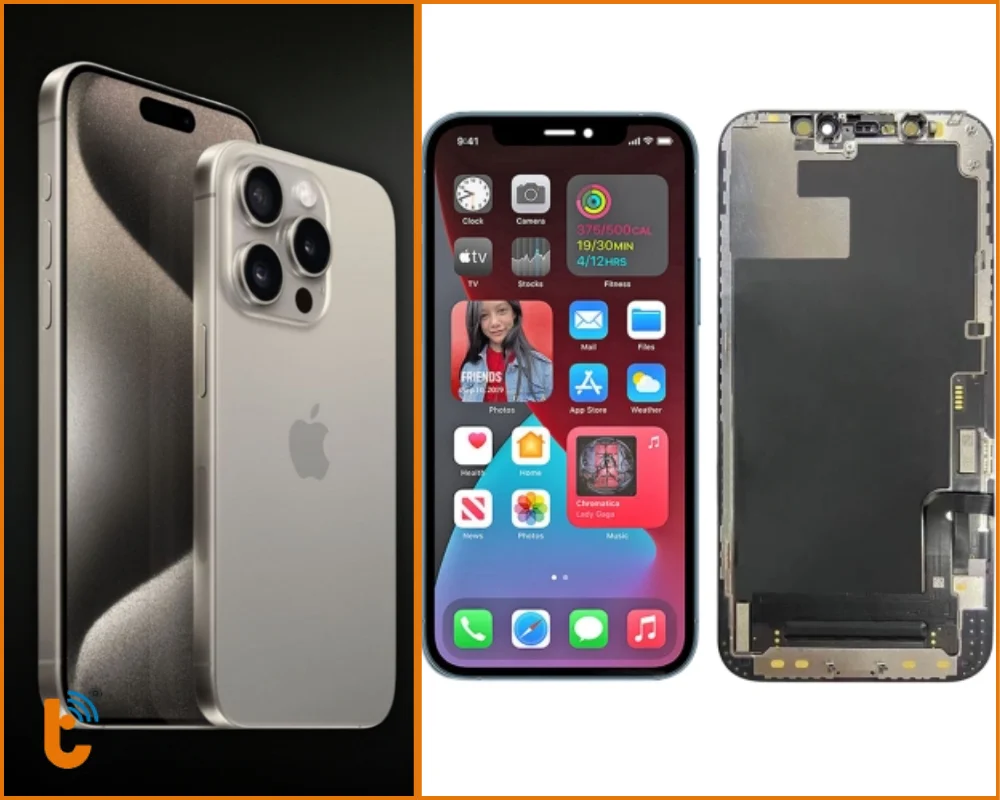 iPhone 15 Pro Max mới so với thay màn hình iPhone 12 Pro Max