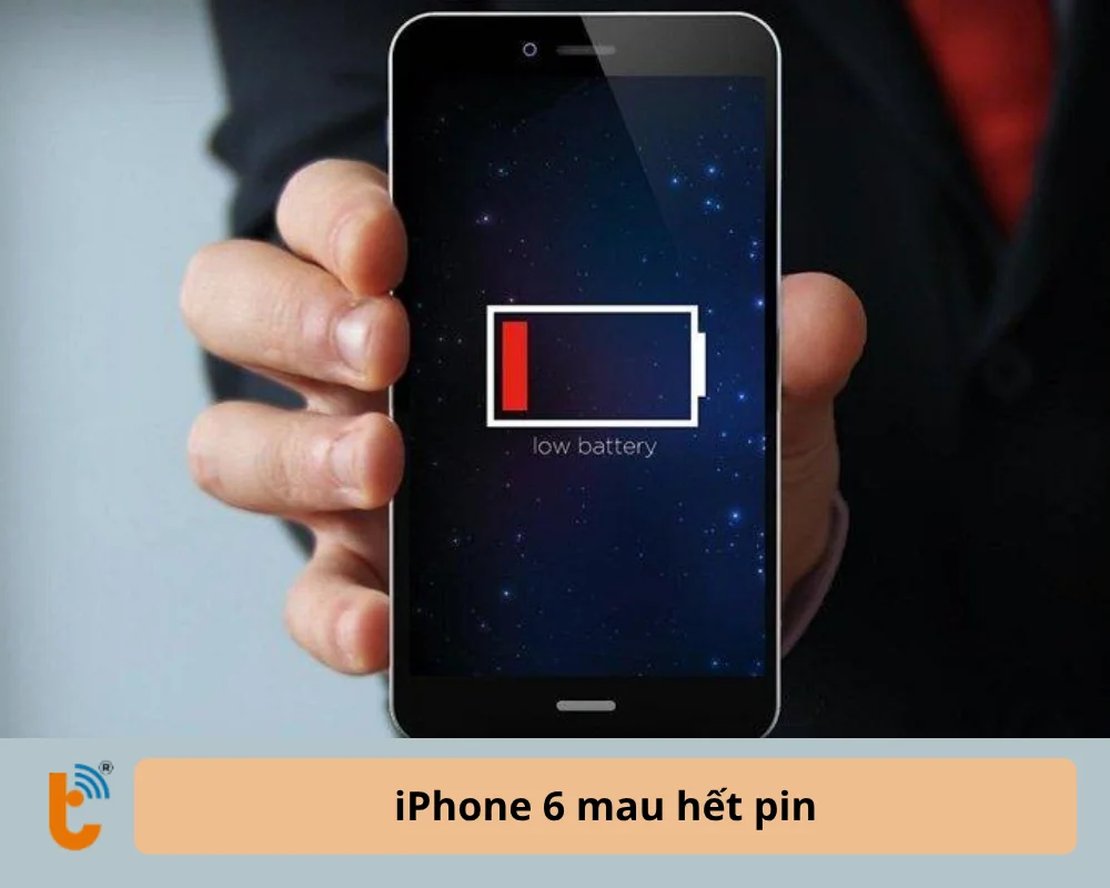  iPhone 6 mau hết pin