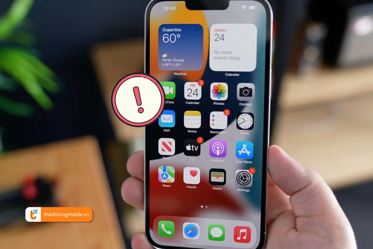 iphone bị loạn cảm ứng