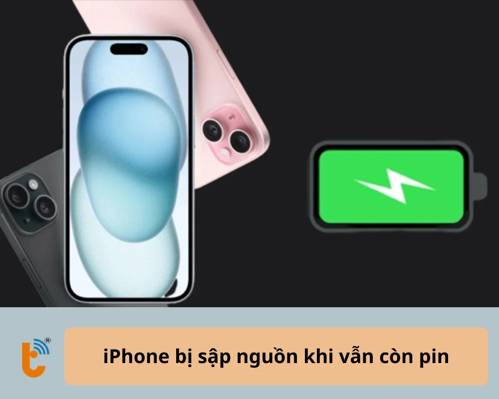 iPhone bị sập nguồn khi vẫn còn pin