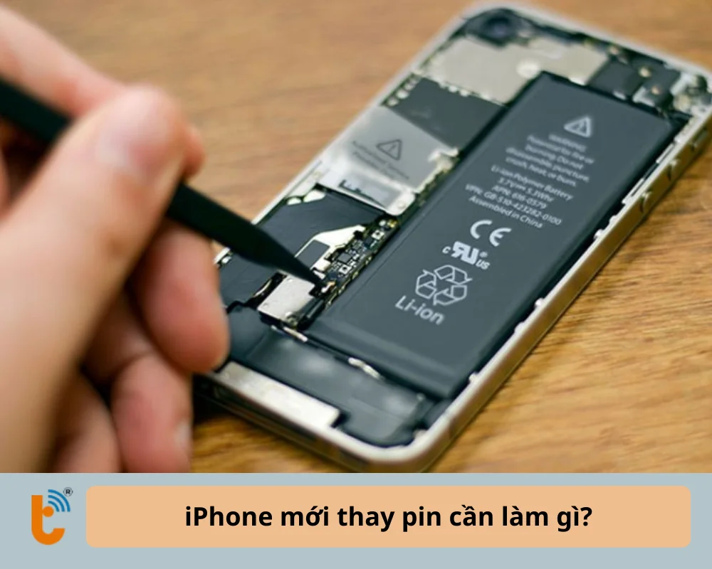 iPhone mới thay pin cần làm gì