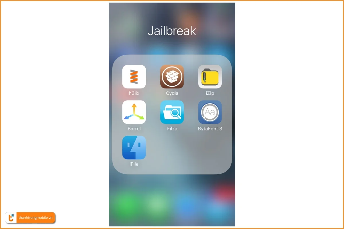 Jailbreak iOS 10.3.4 thành công sẽ hiện ra Cydia để bạn cài Tweak tuỳ thích