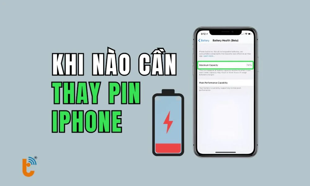 Khi nào CẦN PHẢI thay pin iPhone?