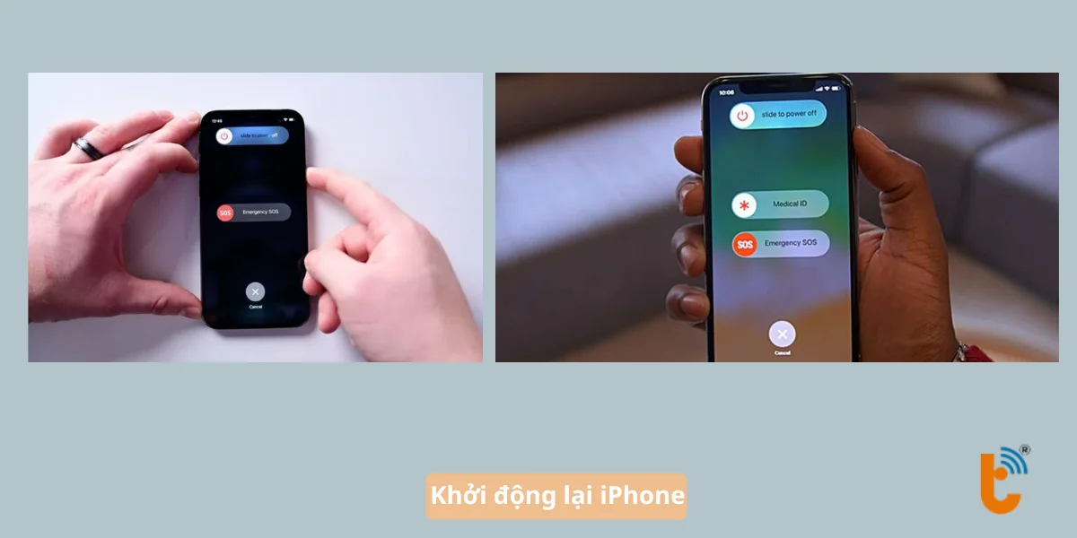 Khởi động lại iPhone