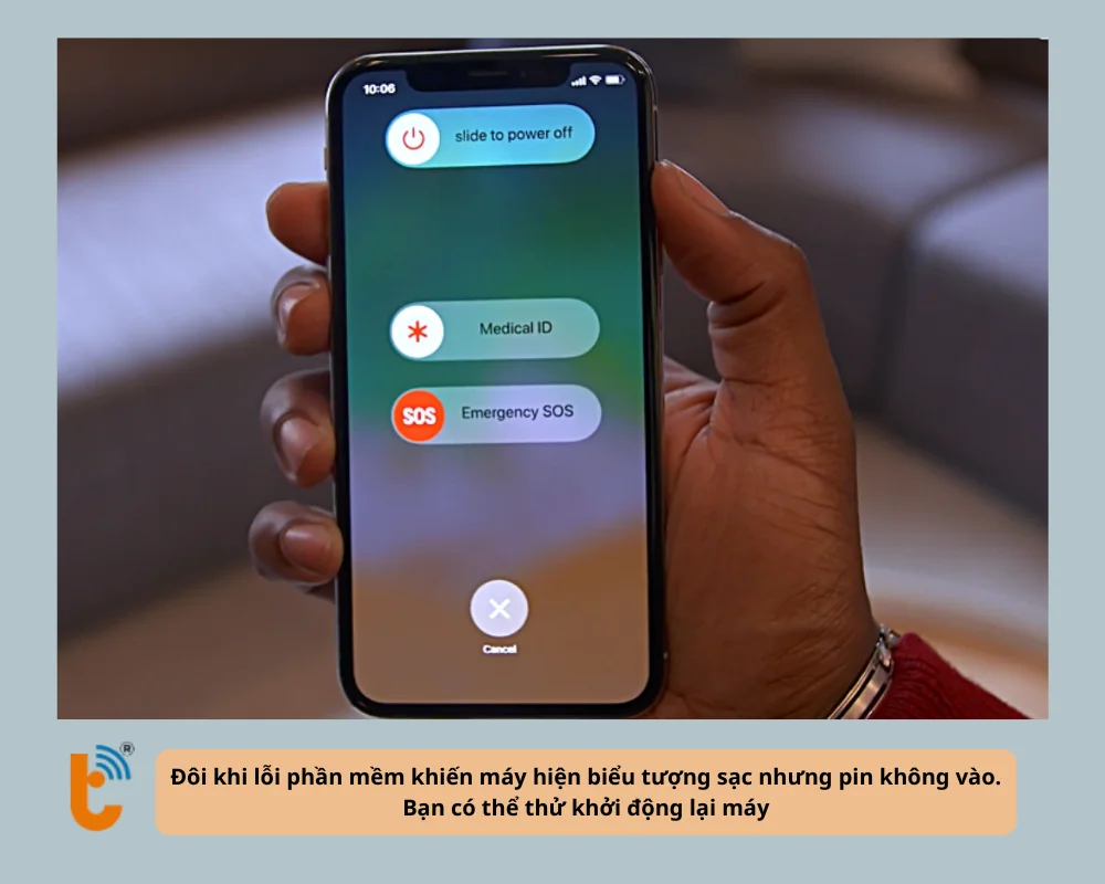 Khởi động lại máy iPhone
