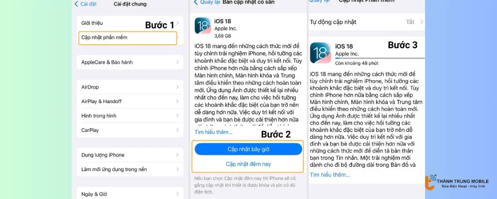 Kiểm tra cập nhật iOS