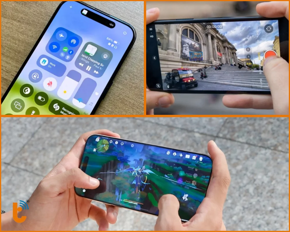 Kiểm tra pin bằng cách bật max độ sáng, quay video 4K hoặc vào game nặng chơi liên tục 15-20 phút