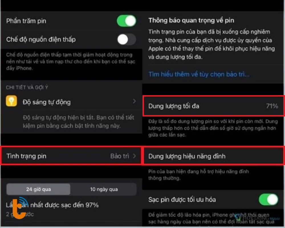 Kiểm tra tình trạng pin của iPhone 14 Plus 