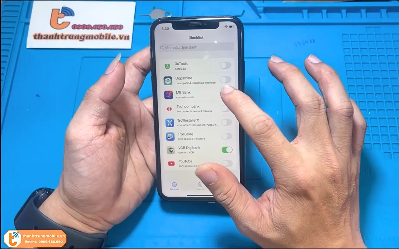 Lưu ý khi Dopamine RootHide