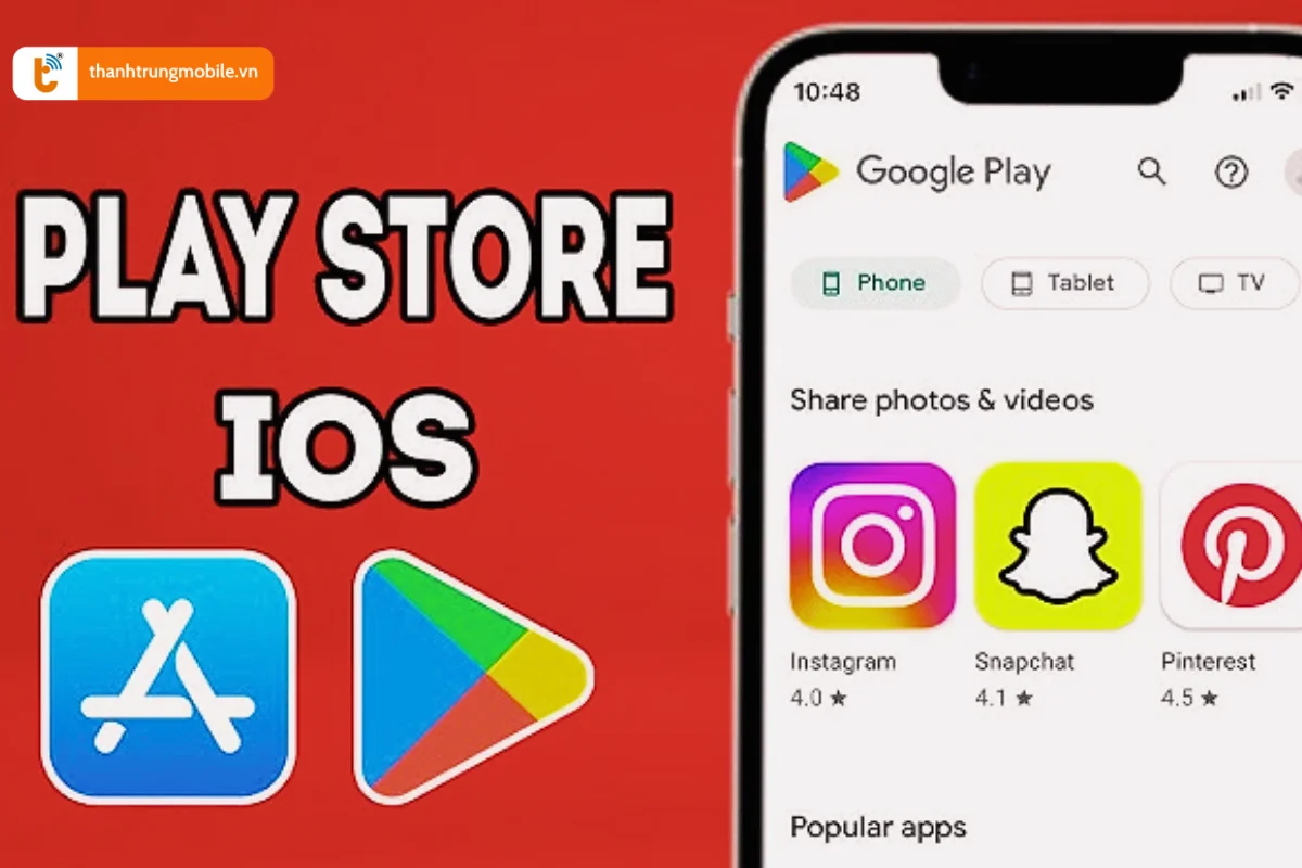 Lưu ý khi tải ch play trên iphone