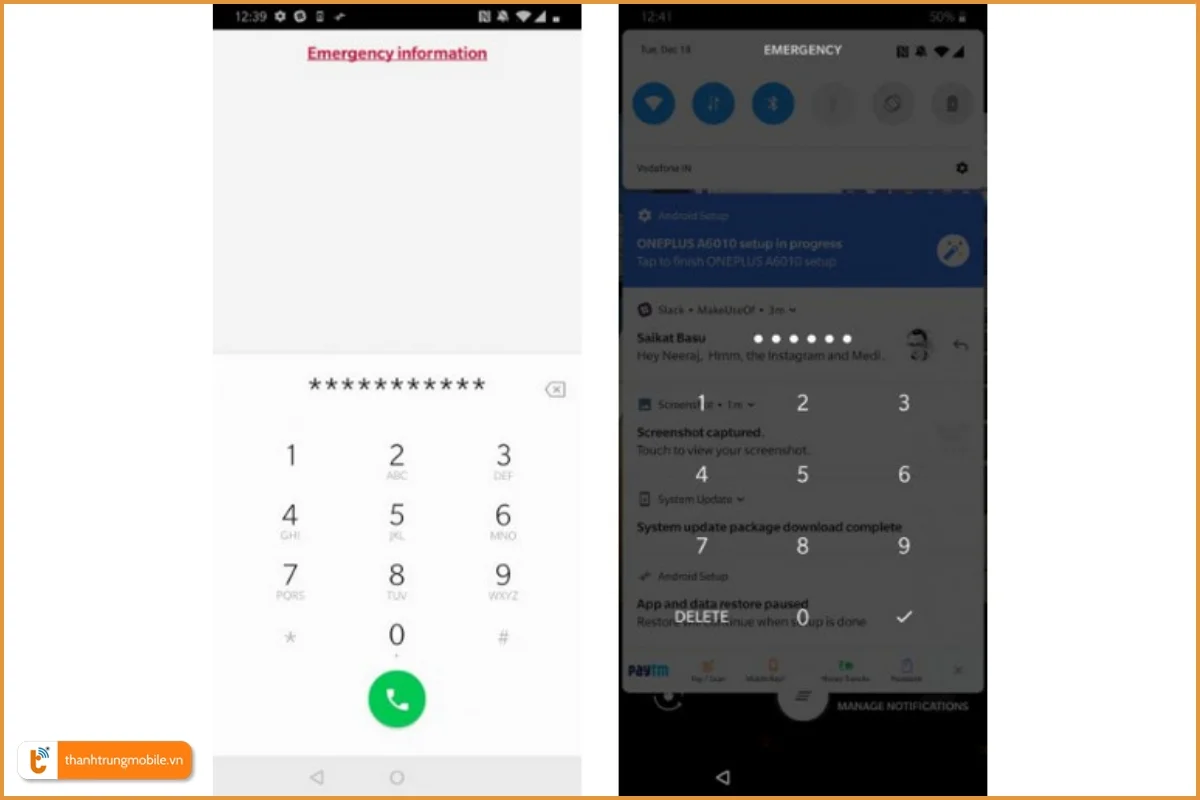 Mở khóa màn hình bằng cách làm treo màn hình