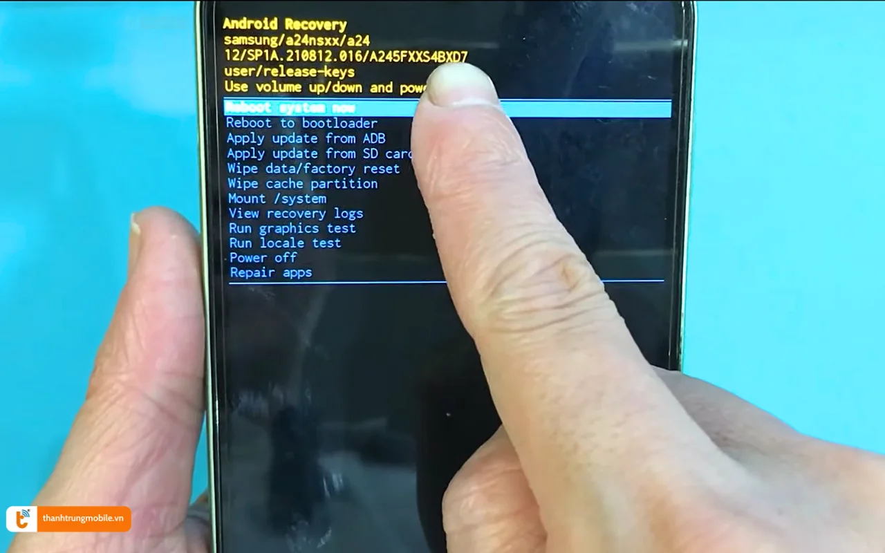 Mở khóa xác minh tài khoản Google Samsung A24