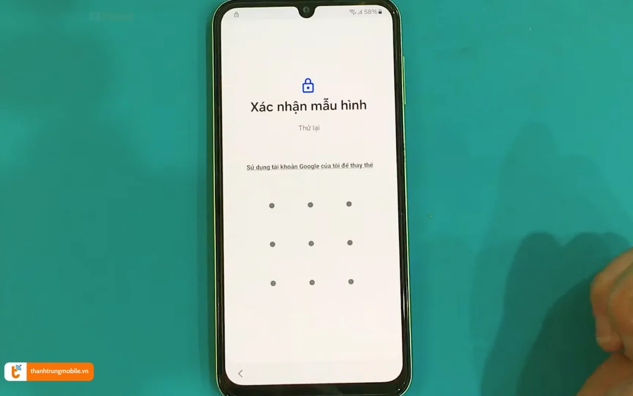 Mở khóa xác minh tài khoản Google Samsung A26