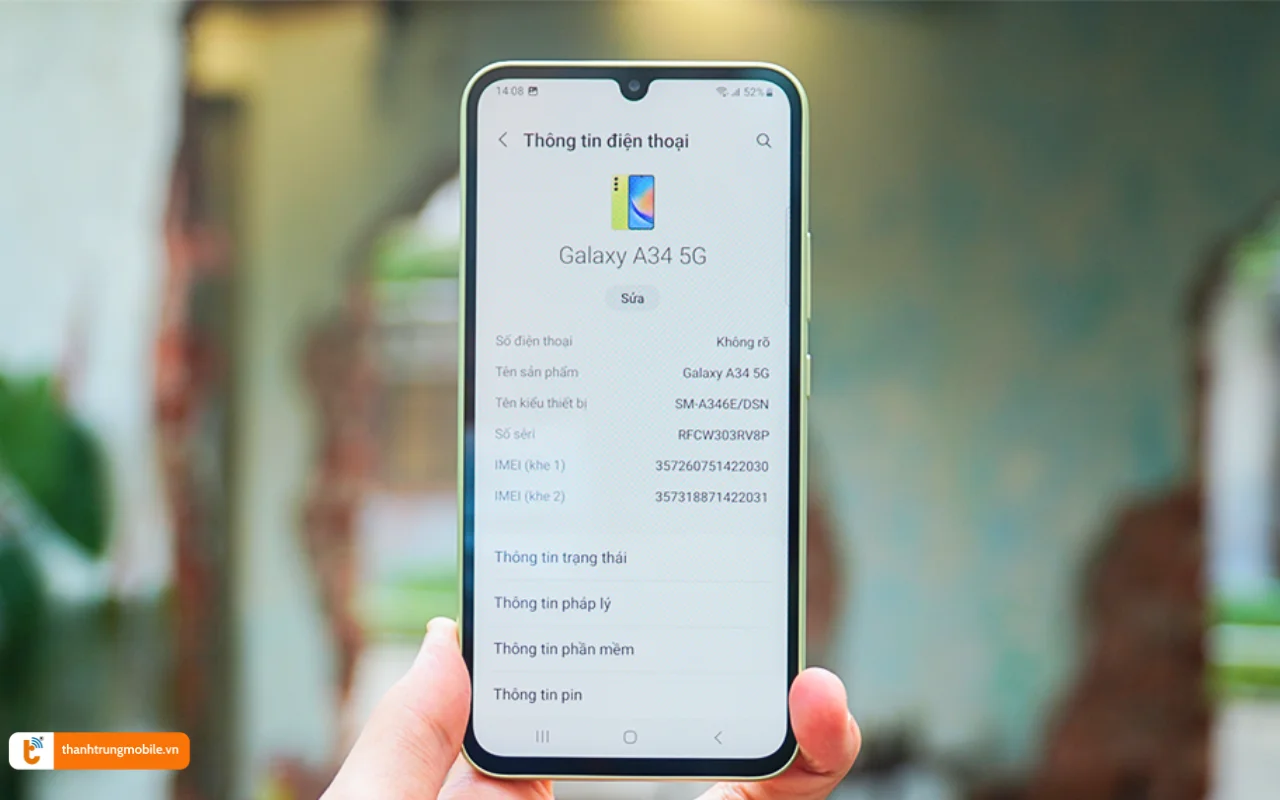 Mở khóa xác minh tài khoản Google Samsung A34