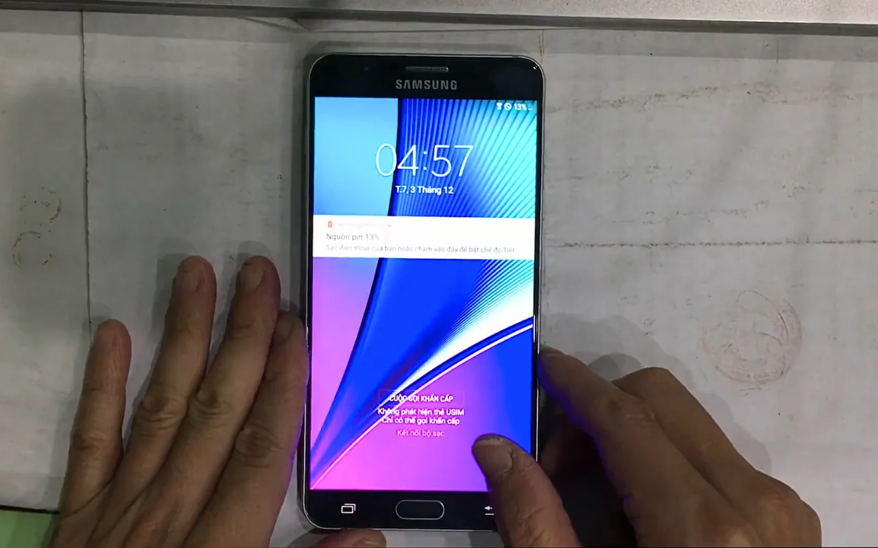 Mở khoá xác minh tài khoản Google Samsung Note 5
