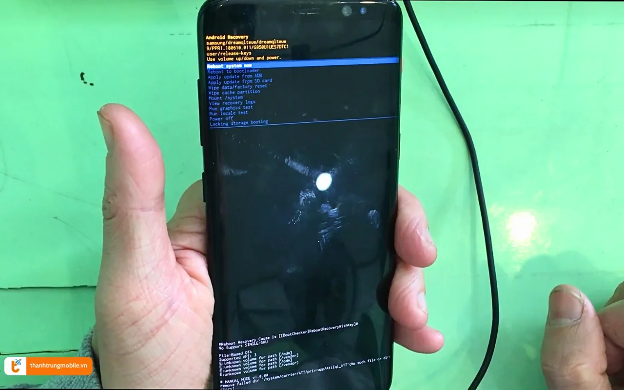 Mở khóa xác minh tài khoản Google Samsung S8 Series