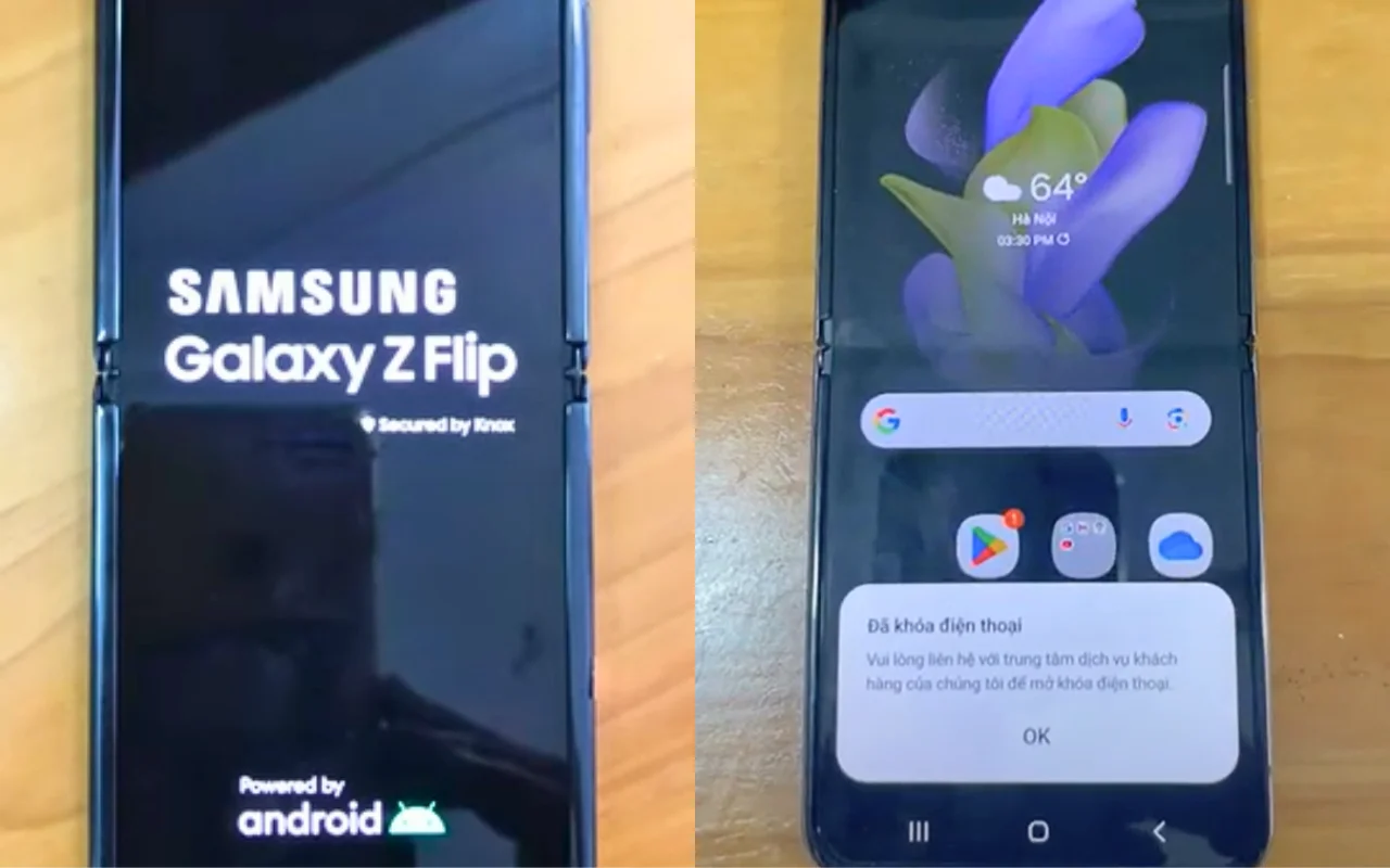Mở mạng Samsung Z Flip