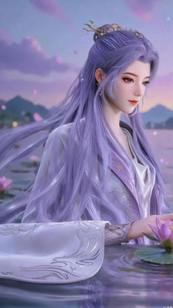 Mộng Hồ Tím Biếc