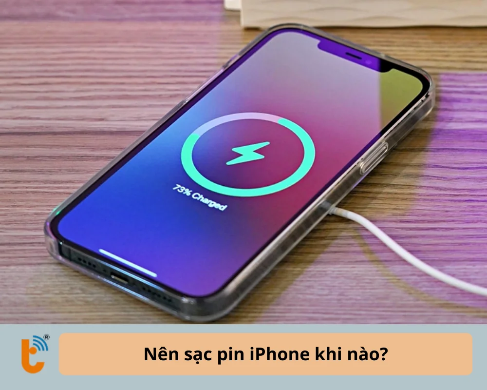 Nên sạc pin iPhone khi nào