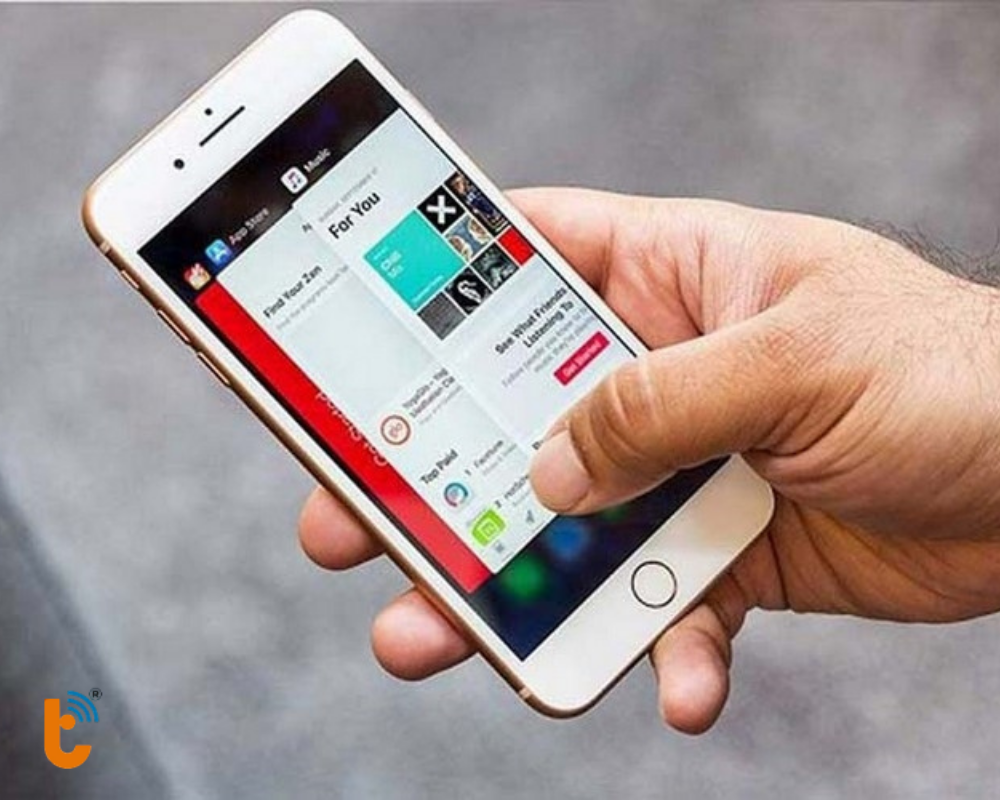 Nhấn nút Home 2 lần để đóng ứng dụng chạy nền