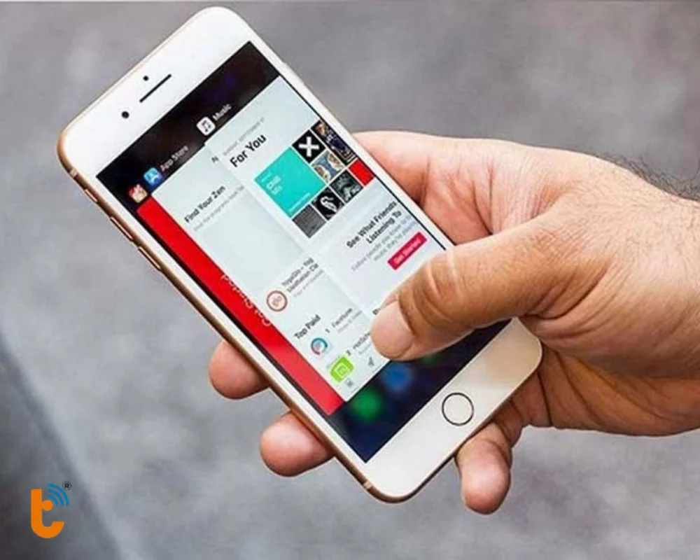 Nhấn nút Home 2 lần để đóng ứng dụng chạy nền