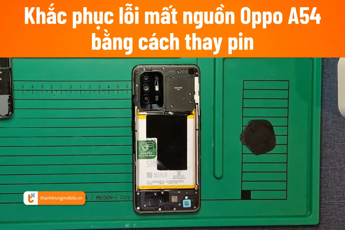 oppo a54 sập nguồn